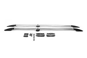 Toyota LC 200 Рейлінги турецький дизайн (Хром, 2 шт.) Металеві ніжки TMR Рейлінгі Тойота Ленд Крузер 200