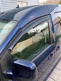 Volkswagen Caddy 2004-2010 рр. Вітровики (2 шт., Sunplex Sport) AUC Дефлектори вікон Фольксваген Кадді