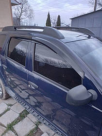 Dacia Duster 2008-2018 гг. Вітровики (4 шт., Sunplex Sport) AUC Дефлектори вікон Дачия Дастер