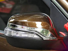 Chery Tiggo V 2014↗︎ Накладки на дзеркала Libao (2 шт., пласт) TMR Накладки на дзеркала Чері Тігго 5