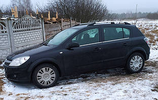 Opel Astra H (HB) Рейлінгі алюмінієві (хром) TMR Рейлінгі Опель Астра Х