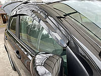Nissan Qashqai 2010-2014 гг. Ветровики (4 шт, Sunplex Sport) AUC Дефлекторы окон Ниссан Кашкай