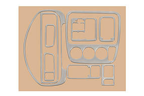 Honda CRV 1996-2001 Накладки на панель Чорний AUC Накладки на панель Хонда СРВ