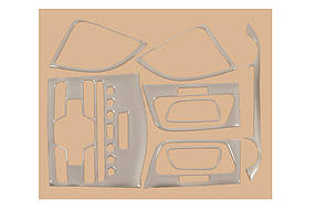 Honda CRV 2012-2016 Накладки на панель під карбон Meric AUC Накладки на панель Хонда СРВ