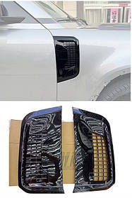 Land Rover Defender Накладки на вентиляцію крил (2 шт) AUC Накладки на крила Ленд ровер Дефендер