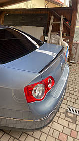 Volkswagen Jetta 2006-2011 рр. Спойлер LIP (Sunplex, чорний) AUC Спойлера Фольксваген Джетта