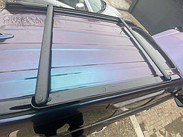 Toyota LandCruiser 200 Рейлінги з перемичками Чорні (Exclusive, 2 шт.) TMR Рейлінгі Тойота Ленд Крузер 200