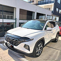 Hyundai Tucson 2021+ Дефлектор капота EuroCap AUC Дефлектор на капот Хюндай Туксон NX4