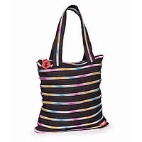 Сумка Premium Tote/Beach кольору Black&Rainbow Teeth Zipit арт. ZBN-8