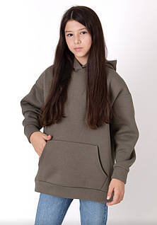Худі для дівчинки Mevis 4782 хакі