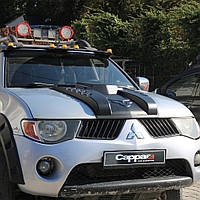 Mitsubishi L200 2006-2015 Накладка на капот (ABS) TMR Накладки на капот Митсубиси Л 200