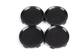 Ковпачки в титанові диски універсальні чорні 59/55 мм