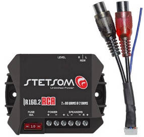 Підсилювач потужності звуку Stetsom IRON LINE IR160.2 з RCA (2 Ом)