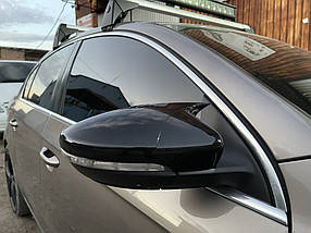 Volkswagen Passat B7 2012-2015 рр. Накладки на дзеркала BMW-style (2 шт., для EU) AUC Накладки на дзеркала