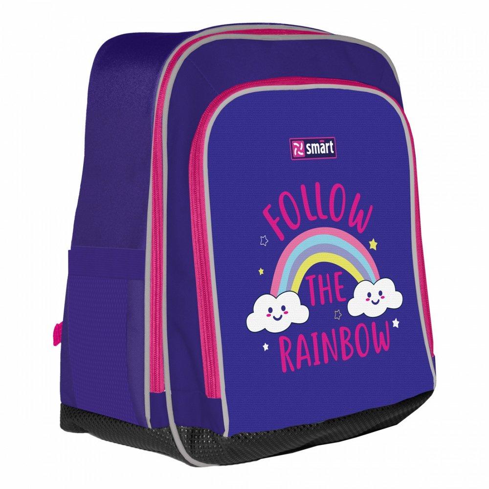 Ранець шкільний Follow the rainbow фіолетовий Smart арт. 558039