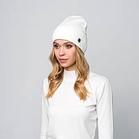 Шапка LuckyLOOK бини 659-576 One size Белый EM, код: 6885614