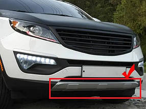 Kia Sportage 2010-2015 Передня накладка Libao AUC Тюнінг переднього бампера КІА Спортейдж