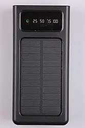 Повербанк ZHY-308 200000 mAh 4в1 універсальна мобільна батарея з сонячною панеллю та вбудованими кабелями