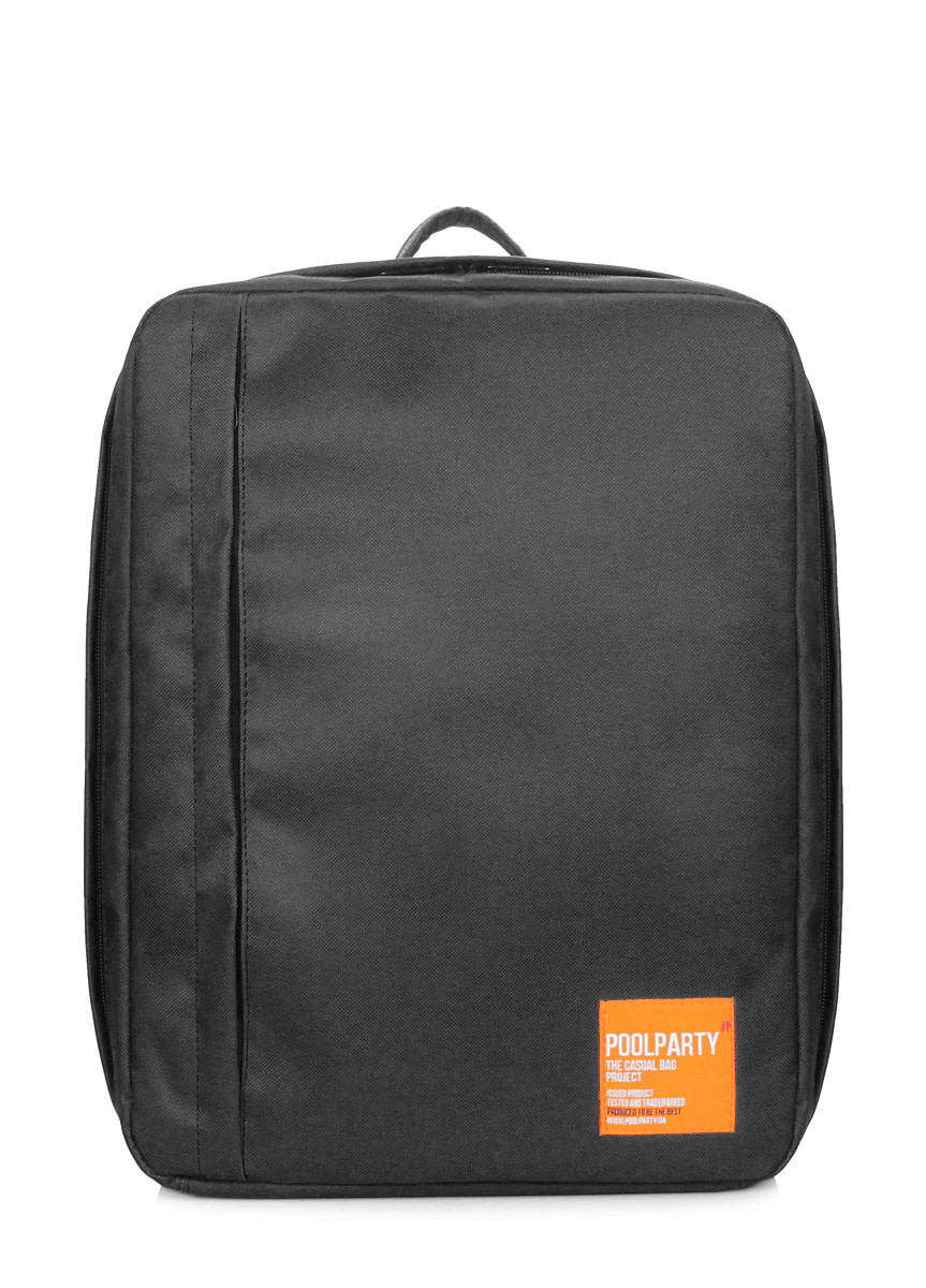 Рюкзак для ручної поклажі AIRPORT - 40x30x20 см Poolparty арт. airport-black