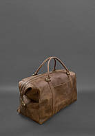 Шкіряна дорожня сумка темно-коричнева Crazy Horse BlankNote арт. BN-BAG-41-o