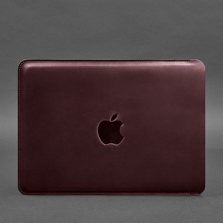 Шкіряний чохол для MacBook Pro 13 &#39;&#39; Бордовий BlankNote арт. BN-GC-7-vin-kr
