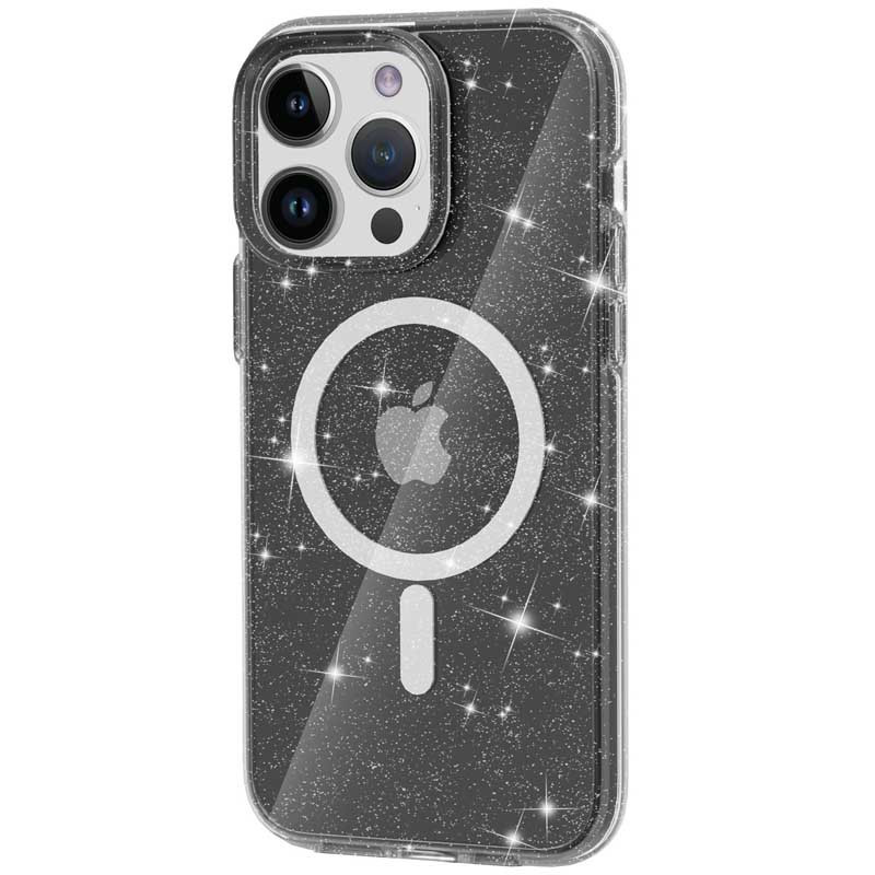 Чехол TPU Galaxy Sparkle (MagFit) для Apple iPhone 13 Pro (6.1") - фото 1 - id-p1970910715