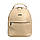 Шкіряний жіночий міні-рюкзак Kylie світло-бежевий краст BlankNote арт. BN-BAG-22-light-beige, фото 5