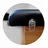 Складаний масажний стіл I-Coucou чорний із дерева, фото 9