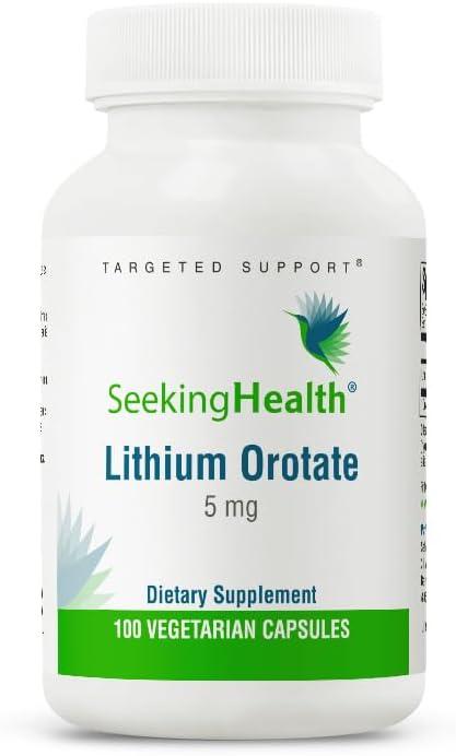 Seeking Health Lithium Orotate / Літій оротат 5 мг 100 капсул