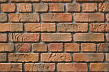 Гіпсова плитка "Кантрі premium" кутова 0,96 м. п. фактура й забарвлення старої цегли, фото 2