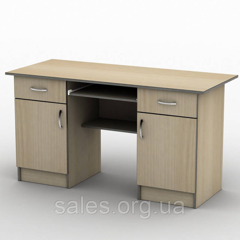 Письмовий стіл Тіса Меблі СП-22 Ш.-1600 мм Г.-700 мм Бук SC, код: 6465137