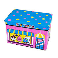 Кошик для іграшок Bambi MR 0638 blue Блакитний