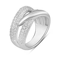 Серебряное кольцо SilverBreeze с фианитами (2128694) 18 TN, код: 8026052