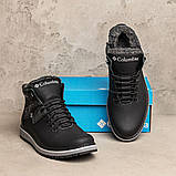 Черевики шкіряні чоловічі чорні зимові, фото 6