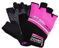 Рукавички для фітнесу Power System PS-2920 Fit Girl Evo Pink S