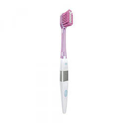 Іонна зубна щітка IONICKISS Ultra soft Дуже м’яка широка “Рожева”