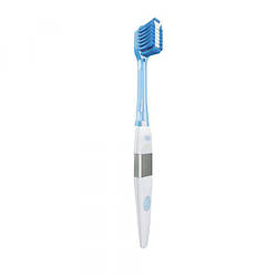 Іонна зубна щітка IONICKISS Ultra soft Дуже м’яка широка “Блакитна”