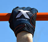 Рукавички для фітнесу MadMax MXG-102 X Gloves Black/Grey/White XXL, фото 10