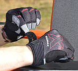 Рукавички для фітнесу MadMax MXG-103 X Gloves Black/Grey XXL, фото 9