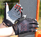 Рукавички для фітнесу MadMax MXG-103 X Gloves Black/Grey XXL, фото 8