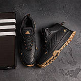 Черевики чоловічі чорні шкіряні зимові, фото 4