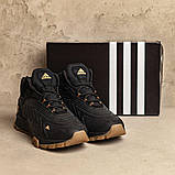 Черевики чоловічі чорні шкіряні зимові, фото 5