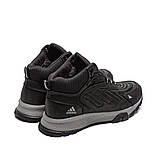 Чоловічі шкіряні черевики чорні зимові зимові, фото 9