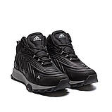 Чоловічі шкіряні черевики чорні зимові зимові, фото 10