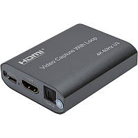 Зовнішня карта відеозахоплення PowerPlant HDMI USB3.0 4k/60hz (HDVC8)