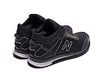 Чоловічі шкіряні кросівки чорні зимові, фото 5