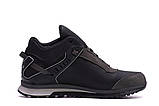 Чоловічі шкіряні кросівки чорні зимові, фото 8