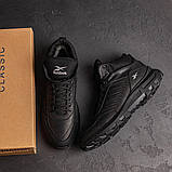 Чоловічі черевики чорні шкіряні зимові, фото 3