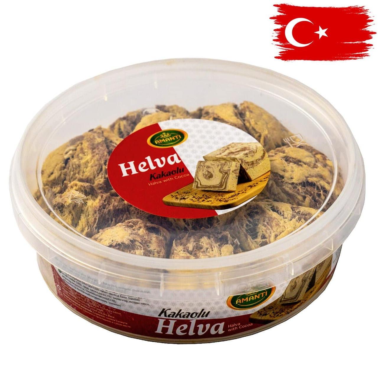 Халва кунжутна Тахінна Amanti шоколадна 400г