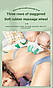 Круглий ролик-масажер для талії, черевних м'язів, кільце, затискач для ніг W3, фото 7